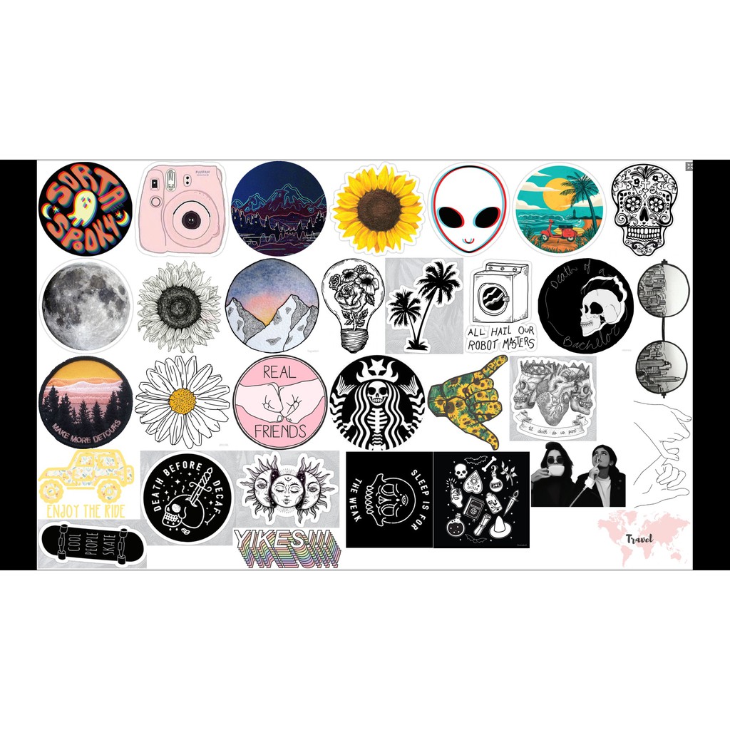STICKER Dán Vali, xe, barber shop, Mũ bảo hiểm , macbook, đàn, tường... Nhập mã GIẢM GIÁ 15k khi mua từ 3 set