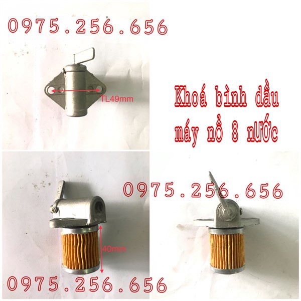 Khóa bình Dầu Máy Nổ 8 nước