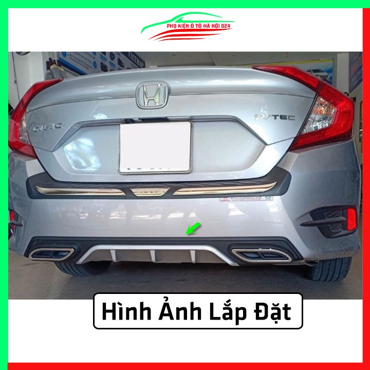 Lippo, líp chia pô ô tô Civic 2017-2021 kiểu Mercedes chuẩn form xe thể thao