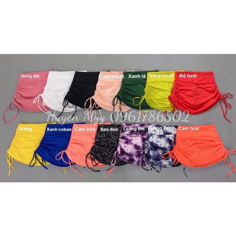 QUẦN VÁY RÚT DÂY TẬP GYM - AEROBIC