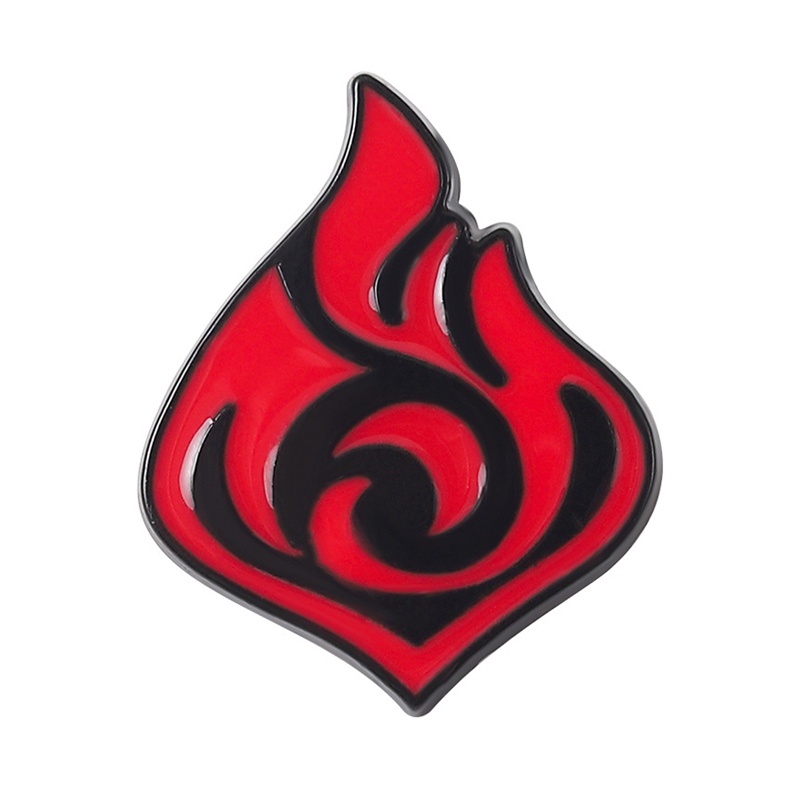 Ygt Genshin Va Chạm Ghim Cài Ba Lô Biểu Tượng Trò Chơi Nguyên Tố Kế toán Tráng Men