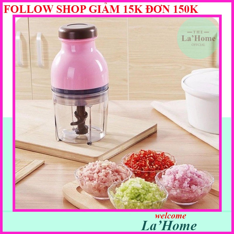 Máy xay mini Osaka chính hãng La'Home, máy xay đa năng cầm tay Tulahome dung tích 1000ml