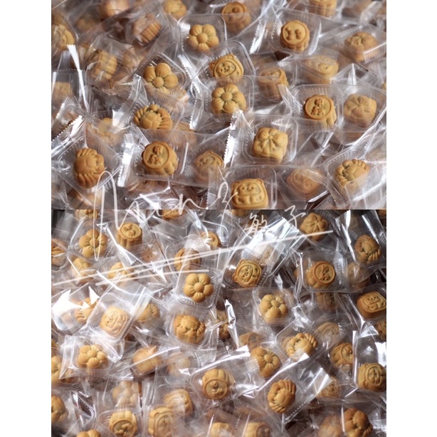 Set 100 khay túi loại trong đựng bánh quy bánh dứa bánh trung thu 20-30gr