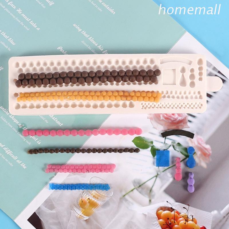 Khuôn Silicone Làm Bánh Tạo Hình Chuỗi Ngọc Trai Độc Đáo Tiện Dụng
