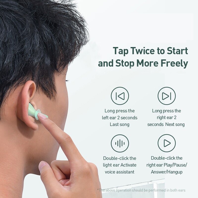 Tai nghe không dây cảm ứng Baseus Encok W09 True Wireless Earphones