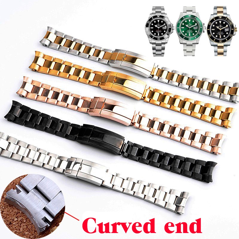 Vòng Đeo Tay Bằng Thép Không Gỉ Kích Thước 20Mm 21mm Dành Cho Rolex