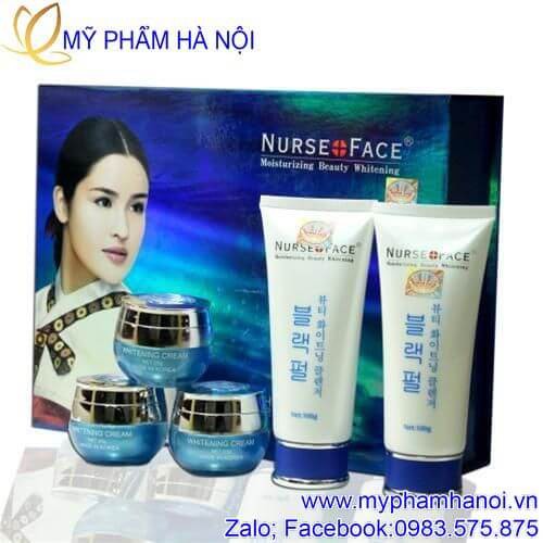 Bộ mỹ phẩm Nurse Face Ngọc Trai 5in1
