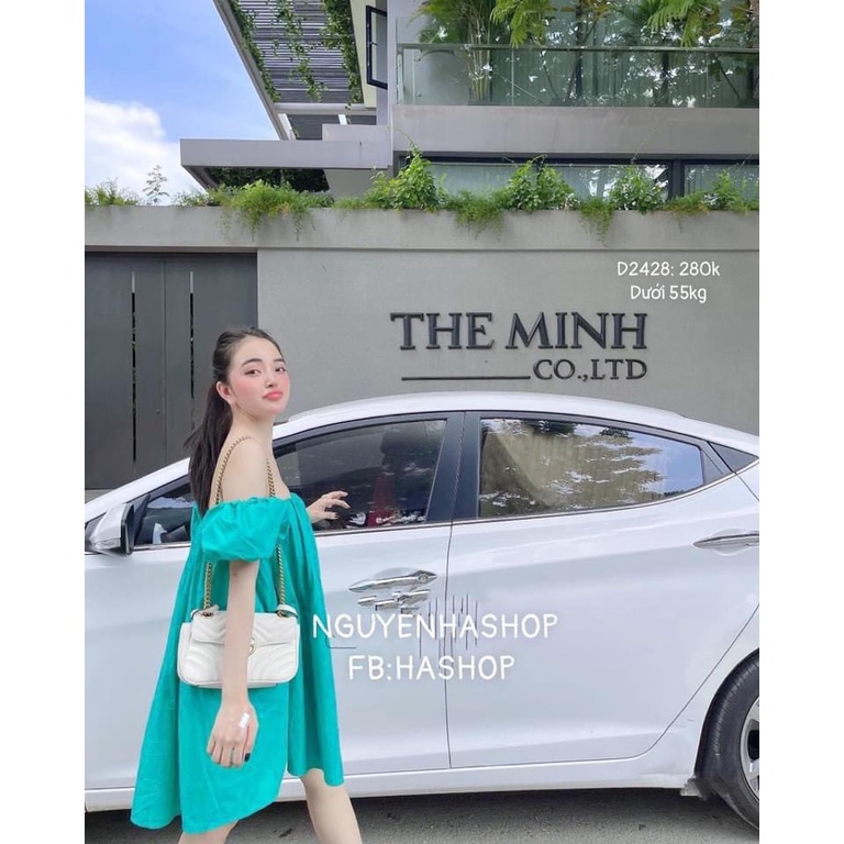 váy babydoll cộc tay vai bồng 3 màu siêu xinh | BigBuy360 - bigbuy360.vn