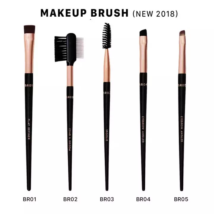 [ Hàng chính hãng] Cọ Lược Và Bàn Chải Vacosi Eyebrow Brushe BR02