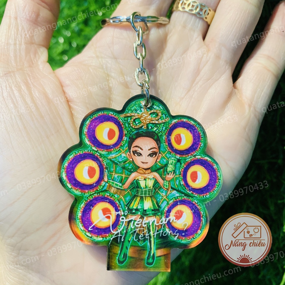 Móc khóa chibi Hoa Hậu Thùy Tiên, Kim Duyên, Khánh Vân, H'hen Niê ☘️Quà Tặng Nắng Chiều☘️