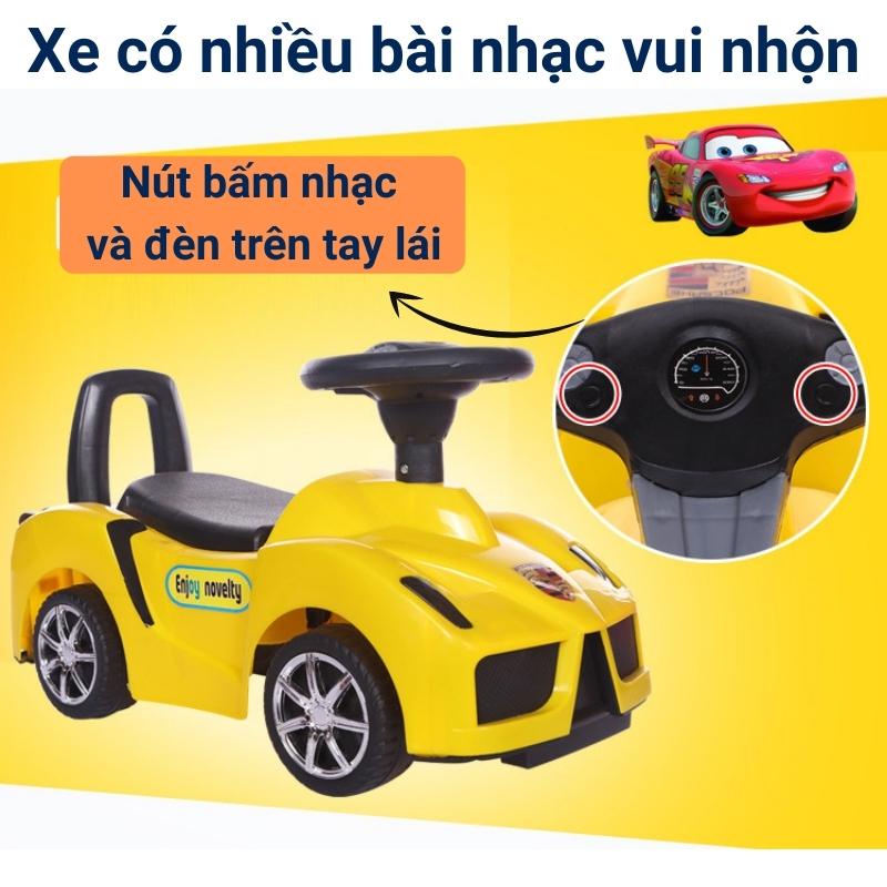 Xe chòi chân ô tô AUDI cho bé có nhạc, có đèn led nháy, có cốp xe, chòi chân giá rẻ phù hợp cho trẻ em từ 1 - 5 tuổi