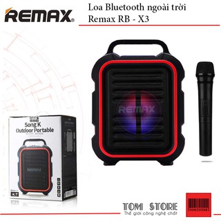 Loa bluetooth ngoài trời remax rb-x3 - bảo hành 12 tháng