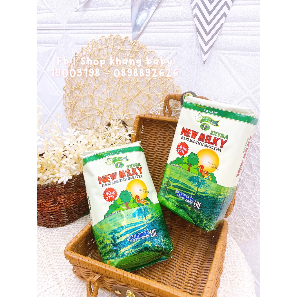 Sữa béo New Milky Extra Nga 1kg - Shop Khang Baby