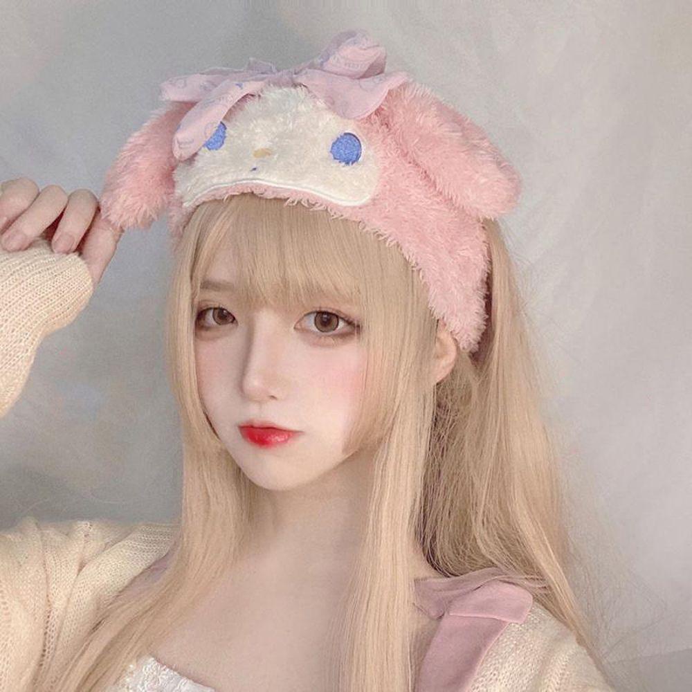 Băng Đô Lông Xù Xinh Xắn Chống Trượt Thời Trang Hàn Quốc WMES15H