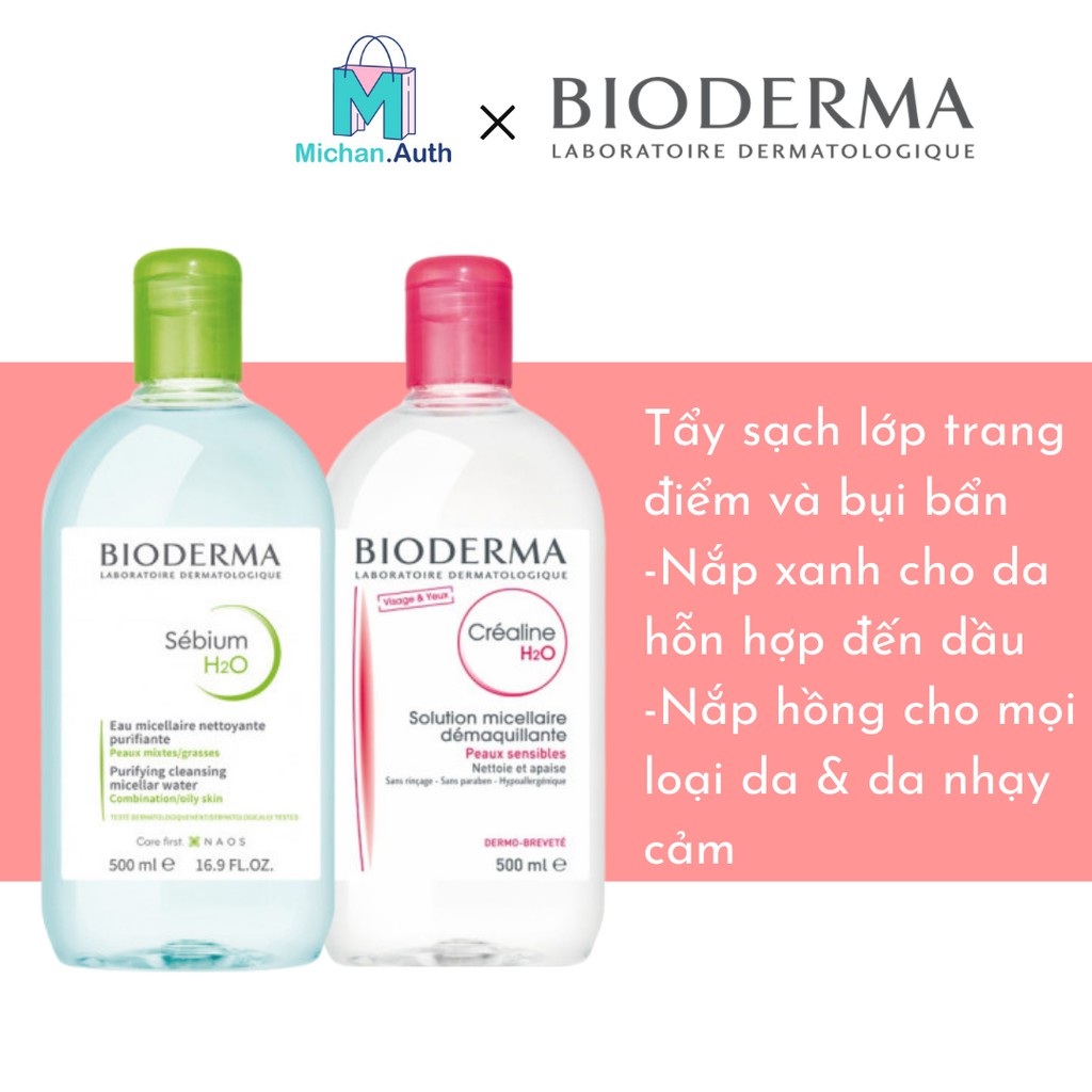 Tẩy Trang Bioderma 500ml