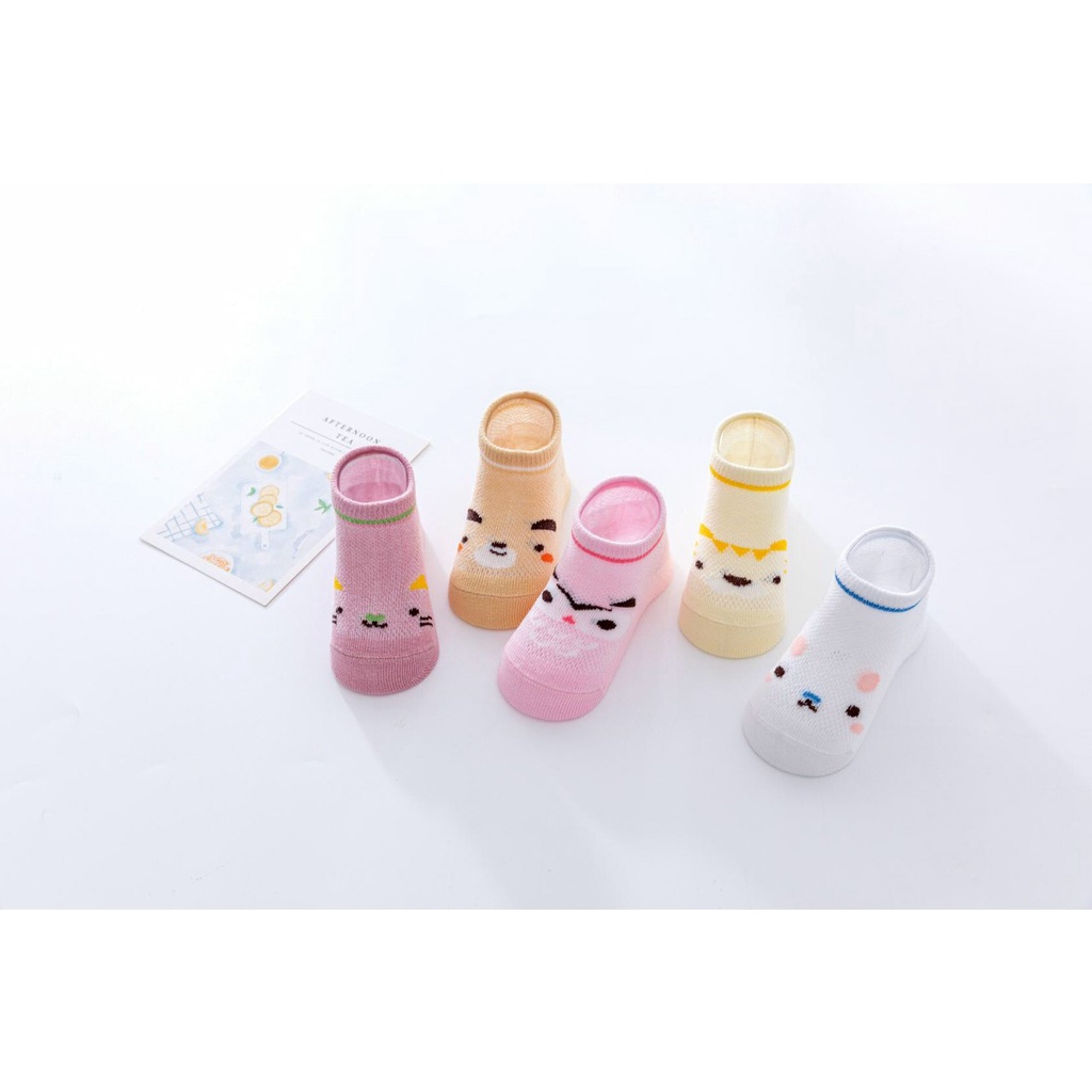 Set 5 đôi tất Kid's socks hình Thú cho bé