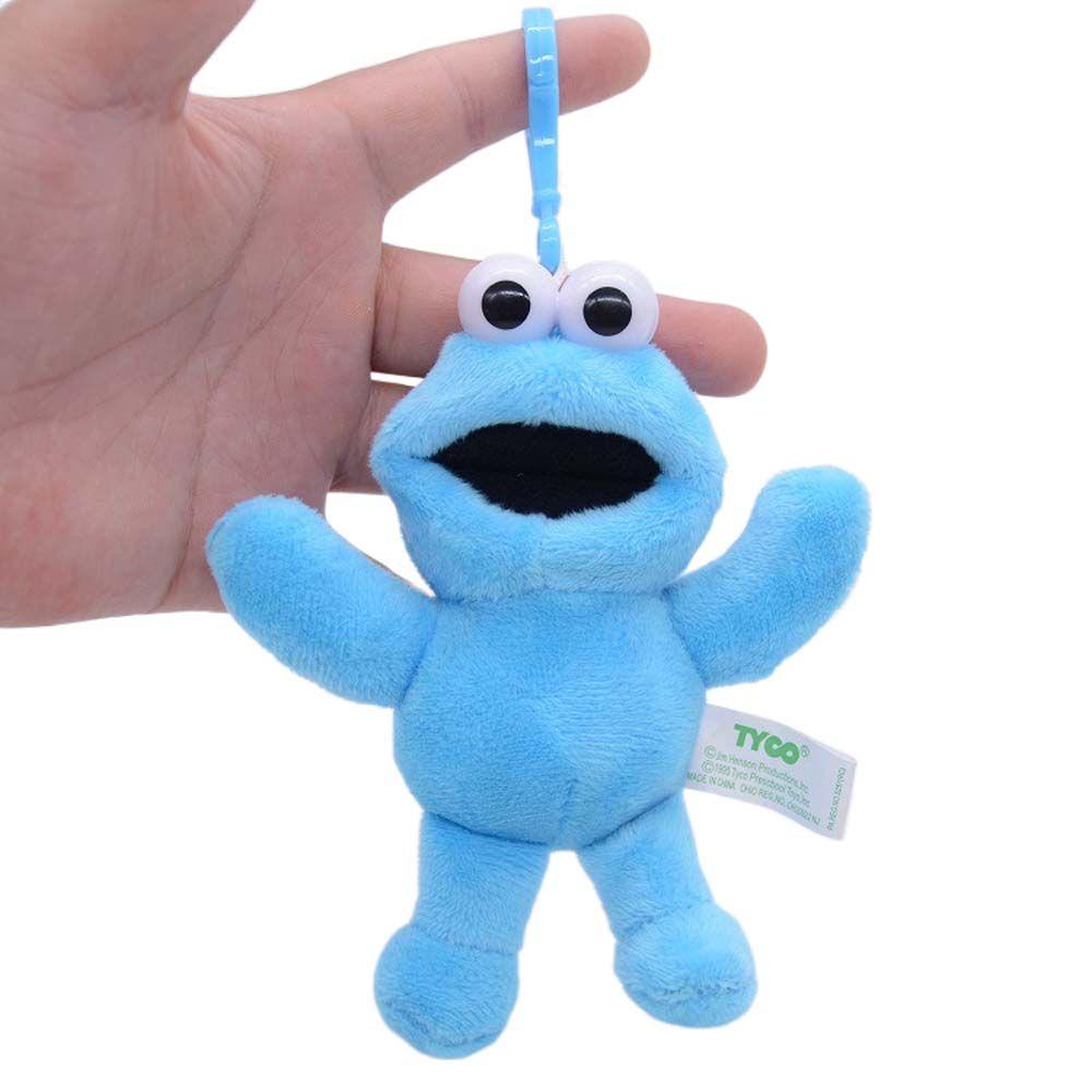LANFY Móc Khóa Hình Elmo Nhồi Bông Đáng Yêu