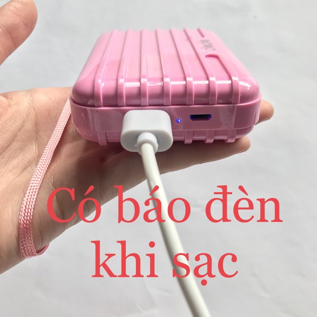 Sạc dự phòng kiểu dáng chiếc vali mini - 9000 mAh - Bảo hành 15 ngày