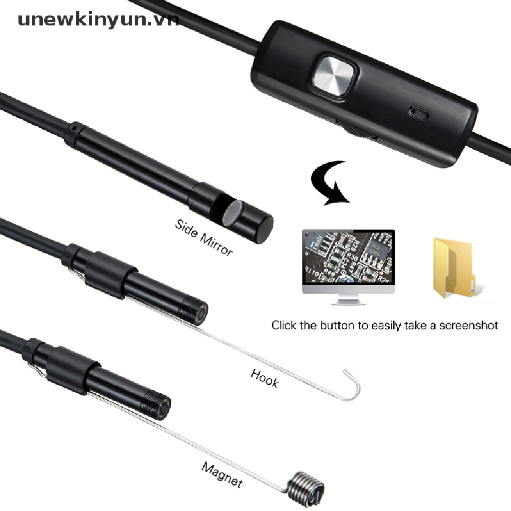 Camera Nội Soi Mini 7mm / 5.5mm Cổng USB Cho Android