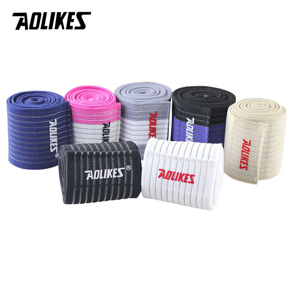 Băng quấn AOLIKES bảo vệ mắt cá chân co giãn hỗ trợ nâng tạ tiện dụng