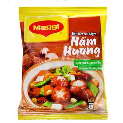 Hạt nêm Cao cấp vị nấm hương Maggi gói 200g