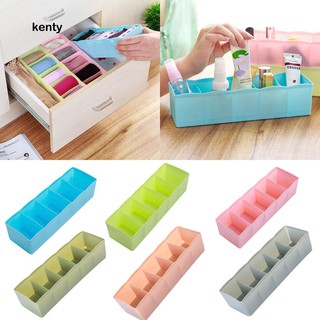 Khay nhựa đựng tất/ quần lót 5 ngăn tiện lợi và đa năng