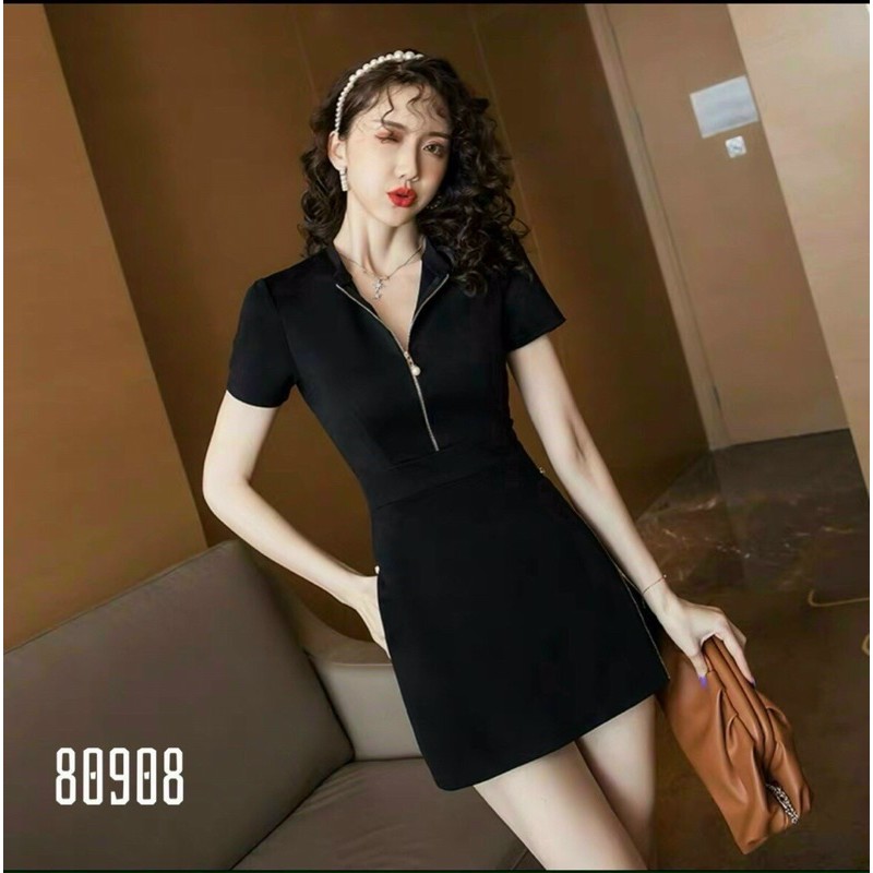 Set đồ nữ 2 món ( váy polo bên ngoài và quần bên trong) set váy áo sexy mặc sang trọng gợi cảm