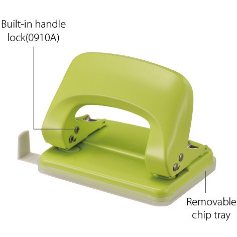 Đục lỗ trợ lực Kw-Trio 09109 I Đục 2 lỗ trợ lực 20 tờ / lần