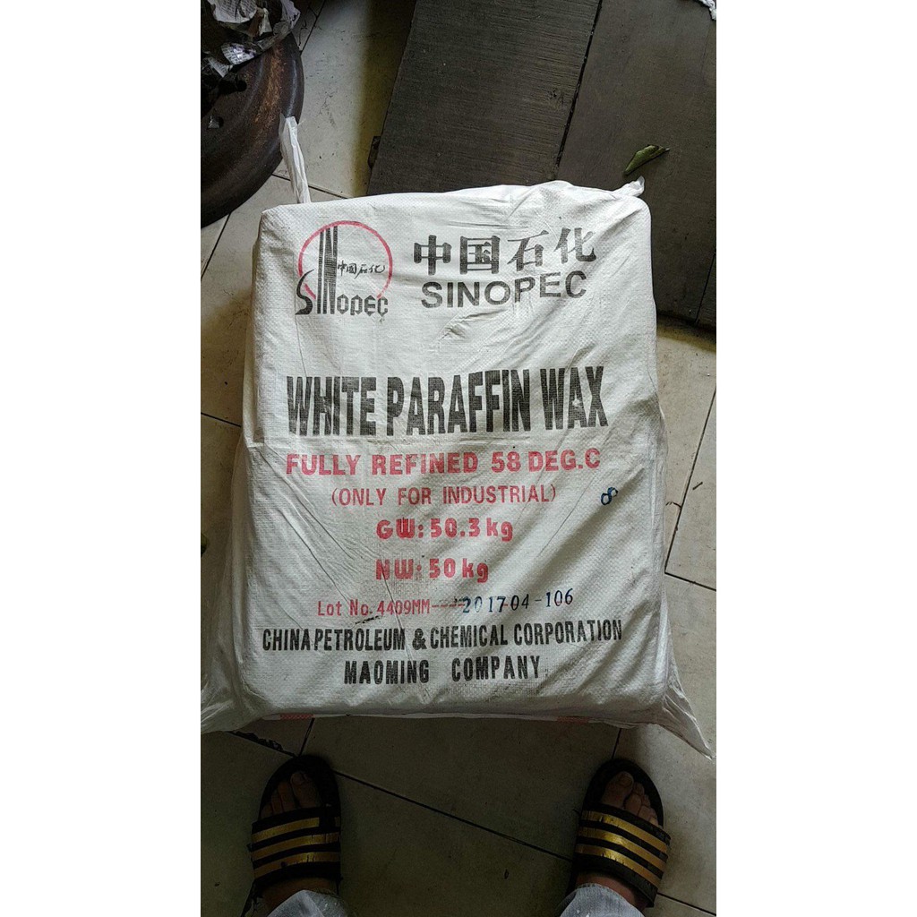 Sáp parafin  cứng đổ đèn cầy 1 kg