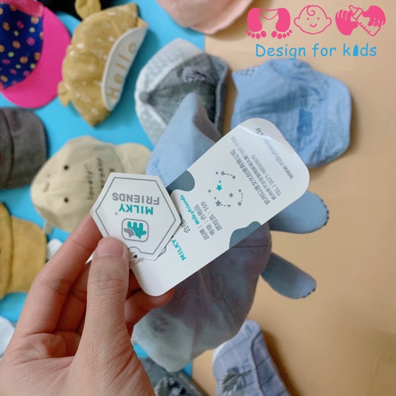 Mũ lưỡi trai xuất Hàn cho bé trai và bé gái