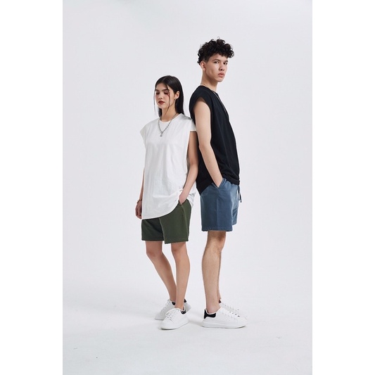 Áo Ba Lỗ Nam Trơn Form Rộng - Áo Thể Thao Tanktop Phong Cách Streetwear 722 RHODI