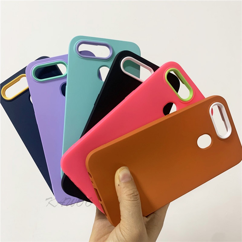Ốp Điện Thoại TPU Mềm Chống Sốc 3 Trong 1 Cho Oppo A5S A7 A12 F9 A5 A9 2020 Realme C1