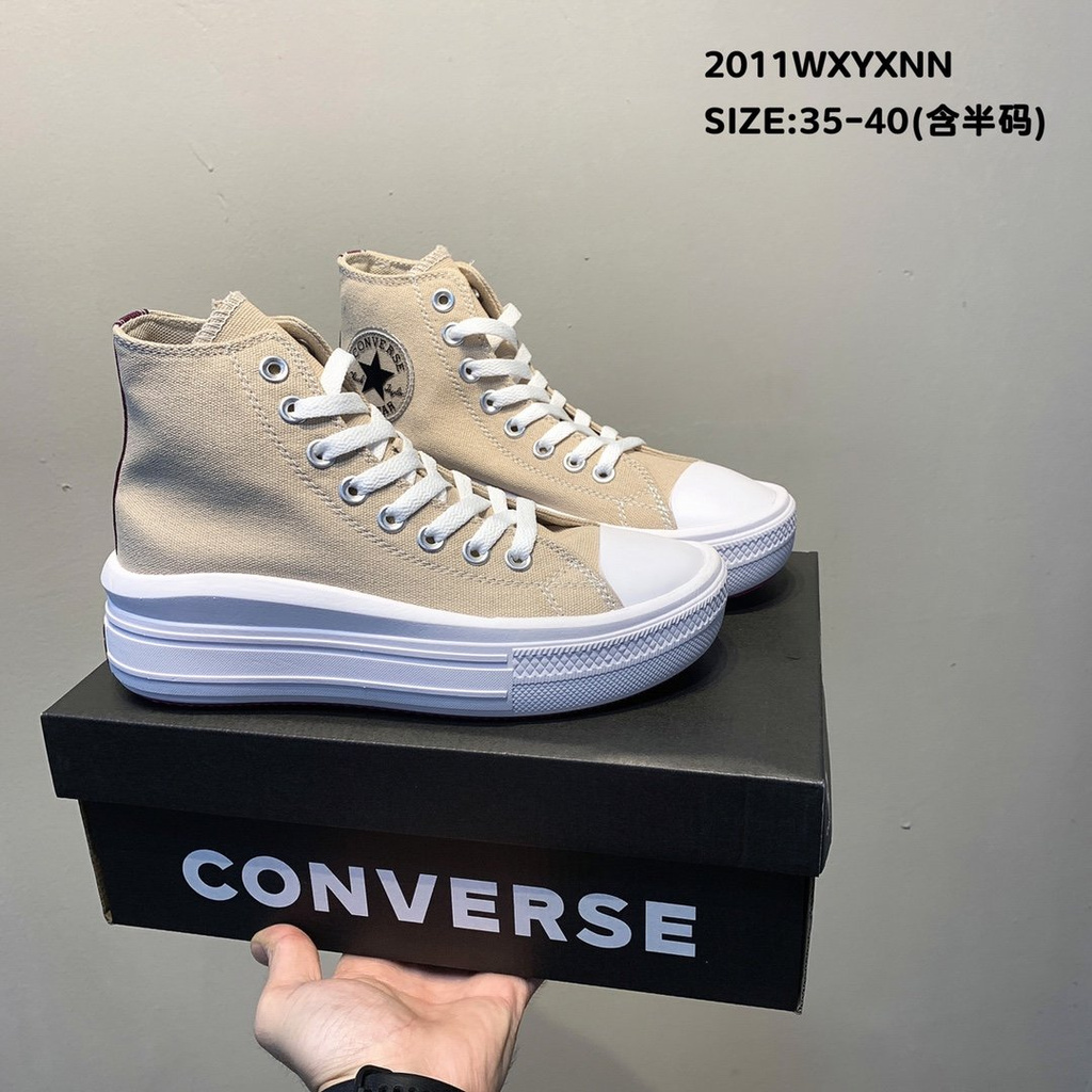 Giày Thể Thao Converse All Star Đế Dày Tăng Chiều Cao Thời Trang 2011wxytis