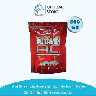 Úm gà, vit, gà đá, heo con, bê, cừu non, dê octamix ac, gói 500gr