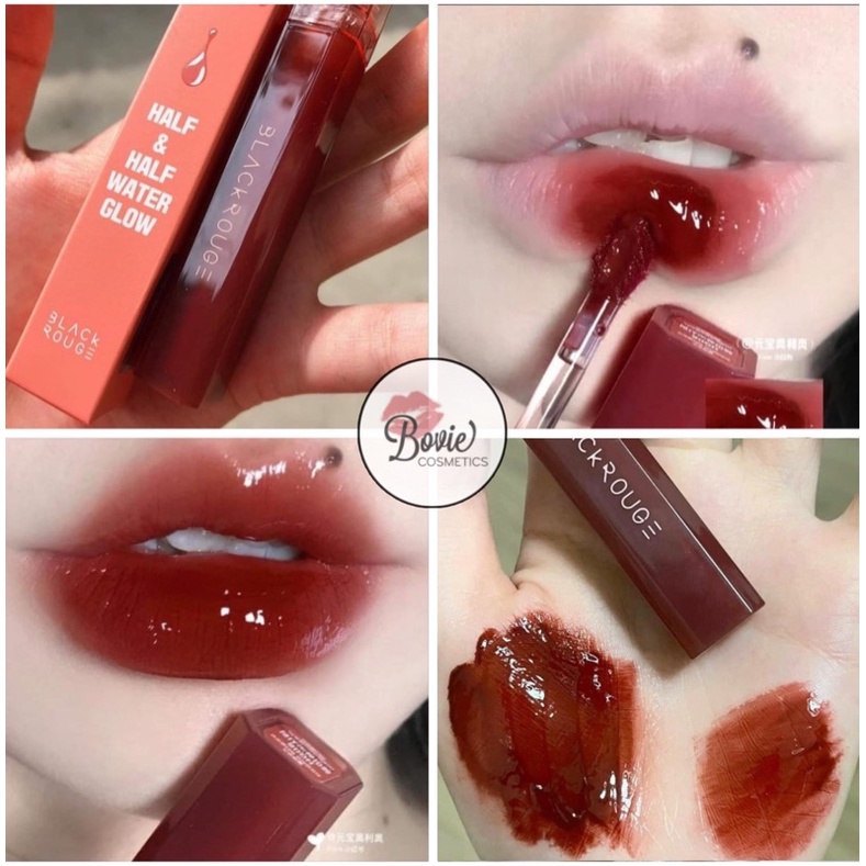 Son Tint Bóng Black Rouge Water Glow Tint HG08 Hazenut Syrup