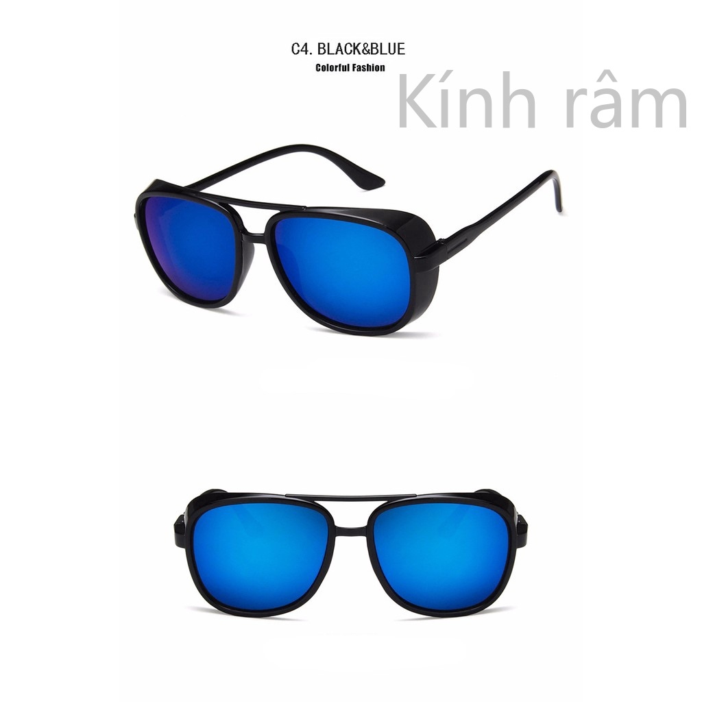Kính mát gọng sắt phong cách cổ điển cho nam