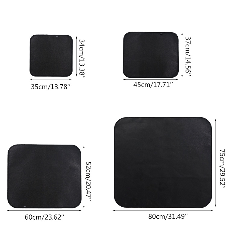 Tấm Vải Cách Nhiệt Bảo Vệ Lò Nướng Bbq Size S M L XL