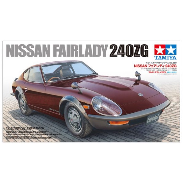Mô hình lắp ráp xe ô tô 1/24 SCALE NISSAN FAIRLADY 240ZG 24360 Tamiya