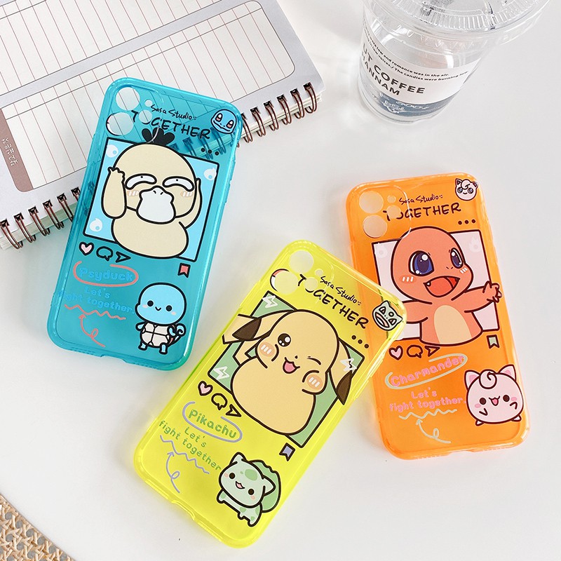 Ốp lưng iphone P0kem0n neon dẻo mềm 5/5s/6/6plus/6s/6splus/7/7plus/8/8plus/x/xr/xs/11/12/pro/max/plus/promax | BigBuy360 - bigbuy360.vn