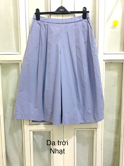 Quần ống rộng cotton Xô
