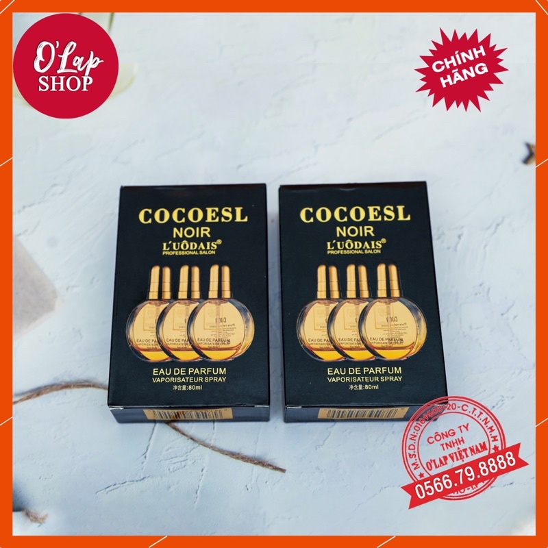 TINH DẦU DƯỠNG TÓC COCOESL NOIR LUÔDAIS CHAI VÀNG 80ML [ HÀNG CHÍNH HÃNG ]