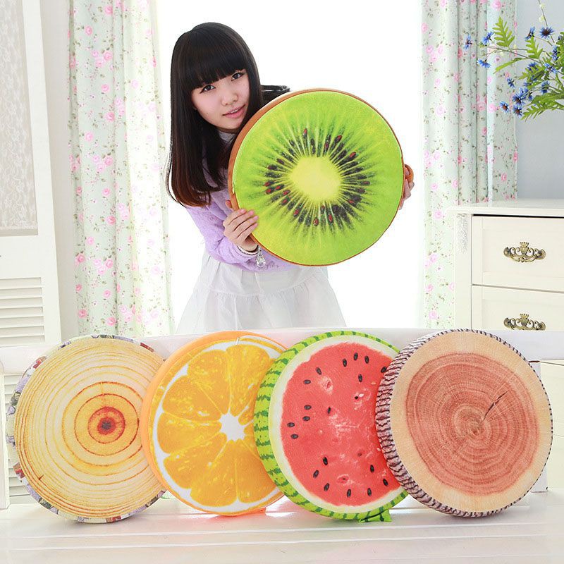 33/40CM Đệm ngồi bệt siêu êm các loại trái cây