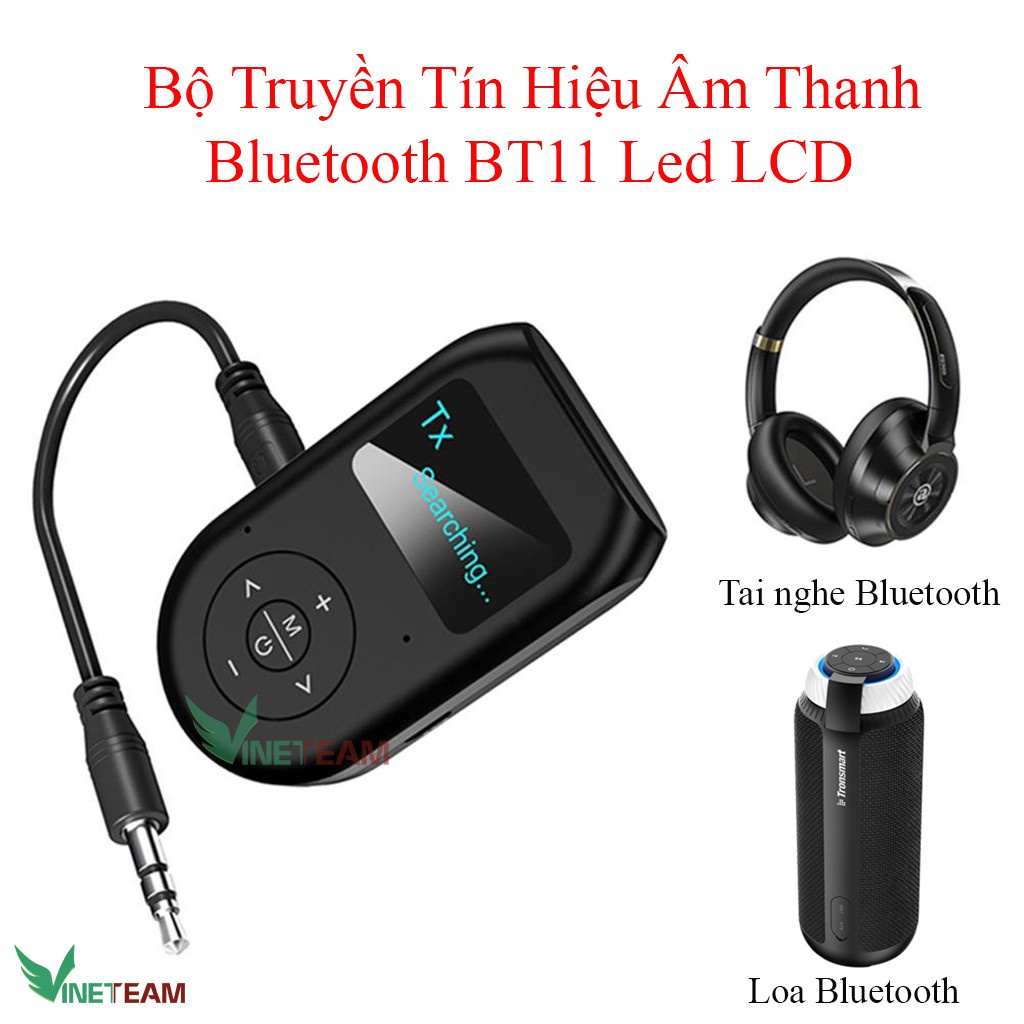 Thiết Bị Thu Phát Âm Thanh Bluetooth Chuyên Nghiệp Bt11 màn hình LCD -dc4355