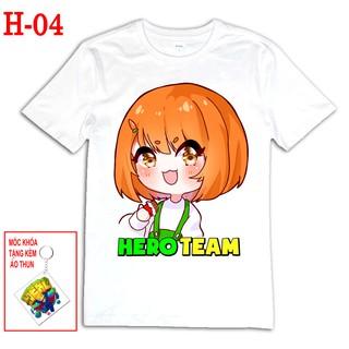 Áo Thun Hero Team (tặng kèm móc khóa)