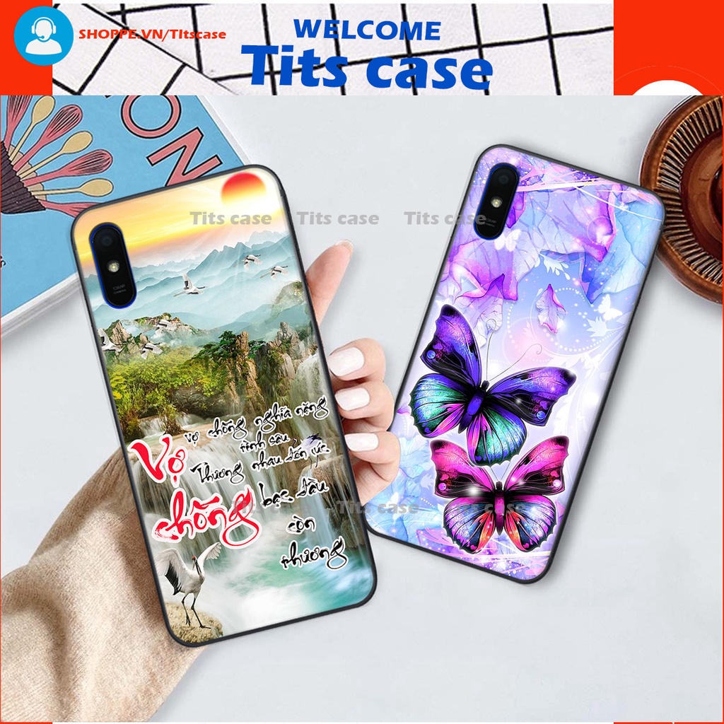 Ốp lưng  Xiaomi REDMI 9A in hình thiên nga,hoa may mắn, đặc sắc ĐỘC - LẠ - BỀN