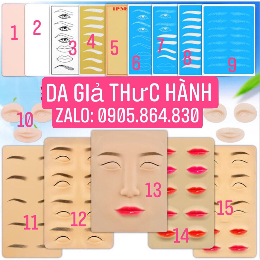 Da giả học phun xăm