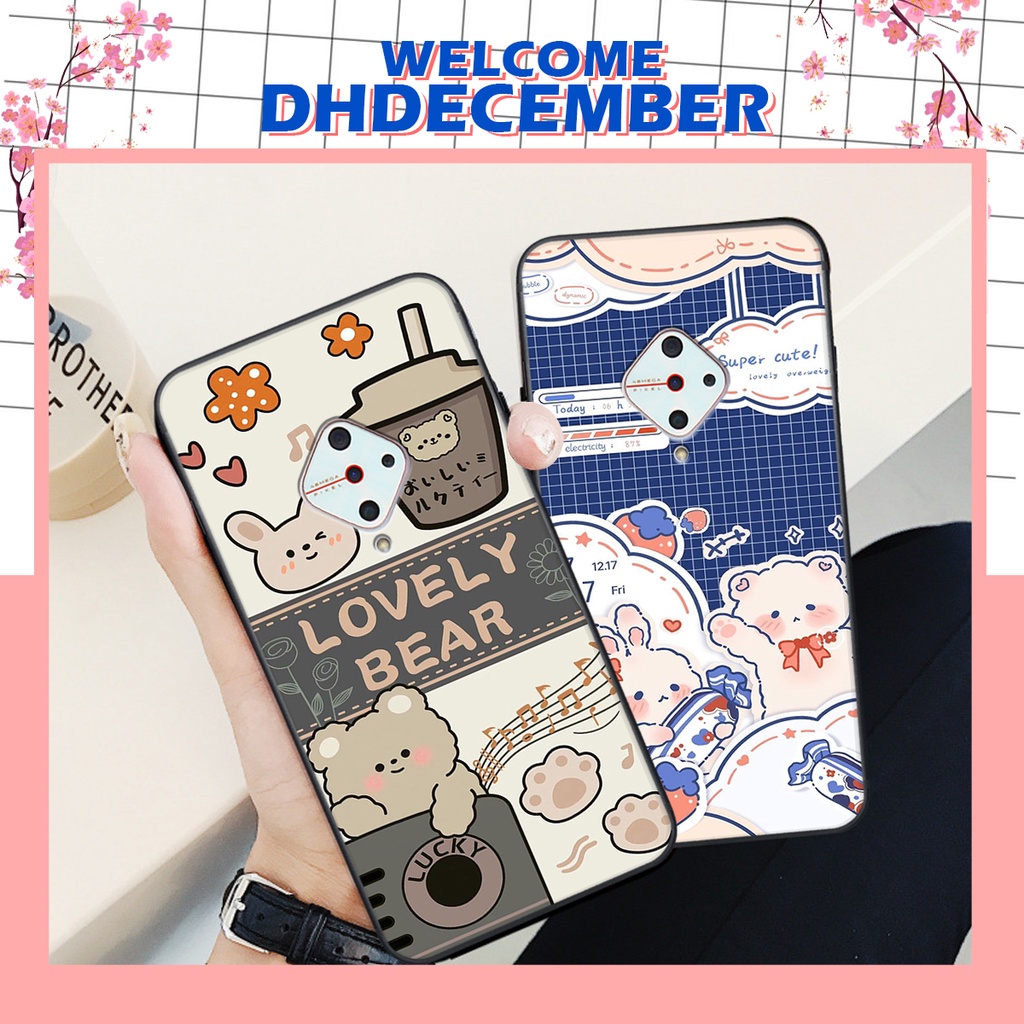Ốp lưng Vivo S1 PRO in hình nice ,good luck happy ốp xinh viền dẻo đẹp chất