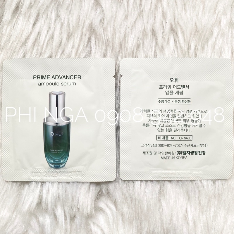 siêu rẻ - 1 gói Serum Ohui xanh chống lão hóa giảm nếp nhăn Ohui Prime