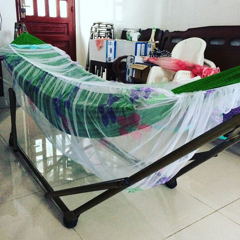 Mùng màn dành cho võng chống muỗi cho bé và người lớn đi làm xa