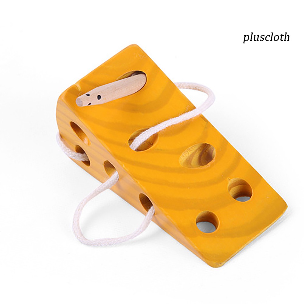 Đồ Chơi Gỗ Hình Phô Mai Cho Bé